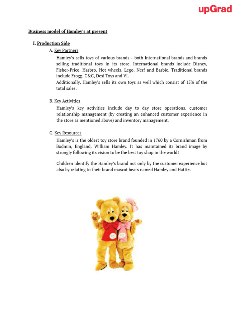 Hamley's +Business+Model+ (1) + | PDF | Toys | Brand