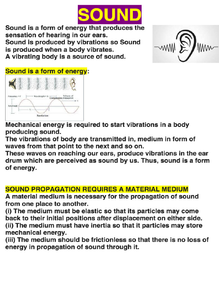 Sound Notes | PDF