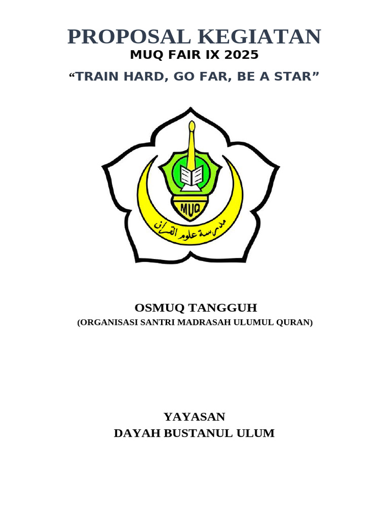 MUQ Fair IX 2025: Ajang Kompetisi Santri | PDF