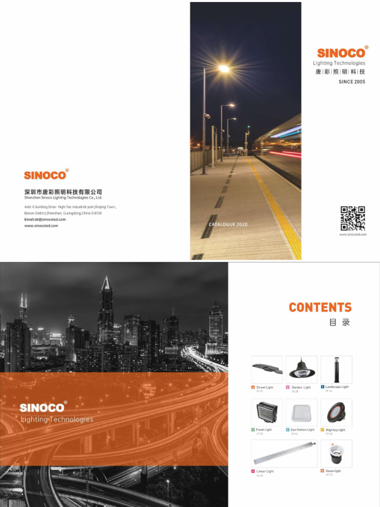 1 SINOCO LED Light Catalogue | PDF