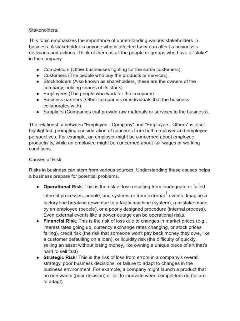 Employment Law, Performance & Technology Risks | PDF | Risk | Risk ...