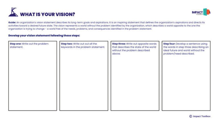 Vision Worksheet | PDF