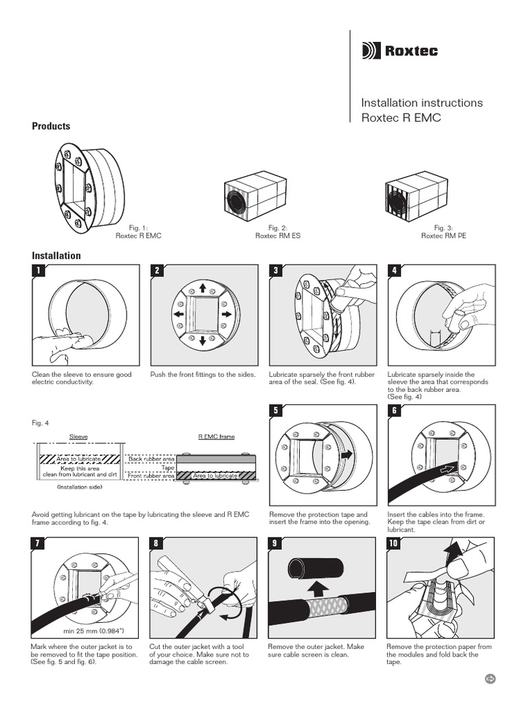 Roxtec R EMC Installation Guide | PDF | Implied Warranty | Mechanical ...