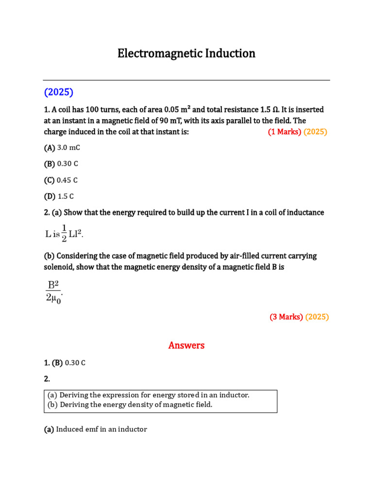 Selfstudys Com File | PDF | Inductor | Inductance