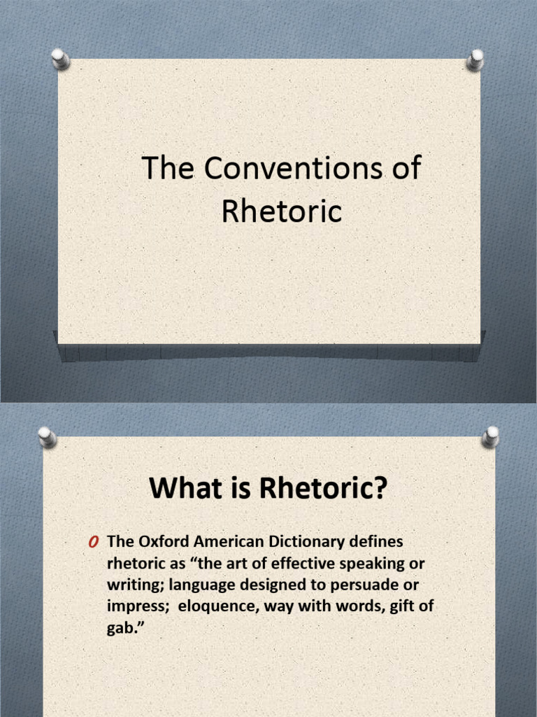 Understanding Rhetoric and Its Conventions | PDF | Rhetoric | Audience