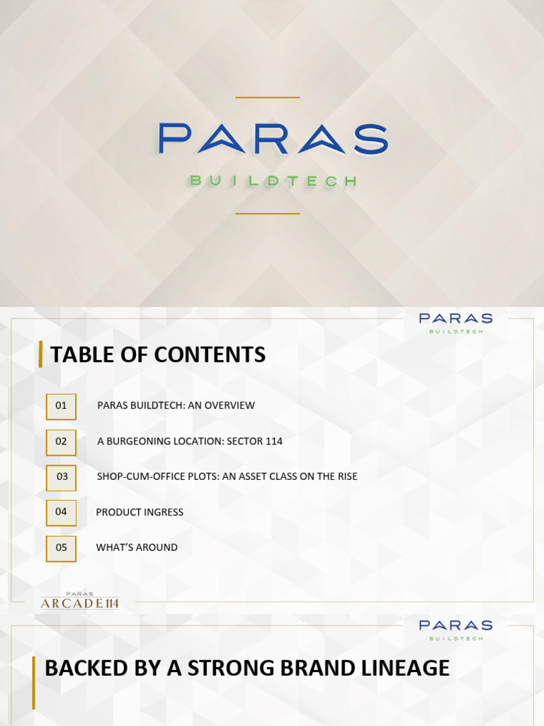 Paras Buildtech: Prime SCO Investment Guide | PDF