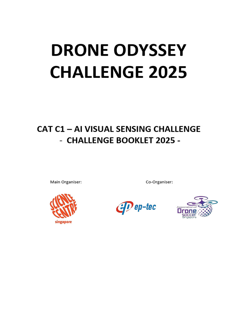 Drone Odyssey 2025 AI Challenge Guide | PDF | Unmanned Aerial Vehicle ...