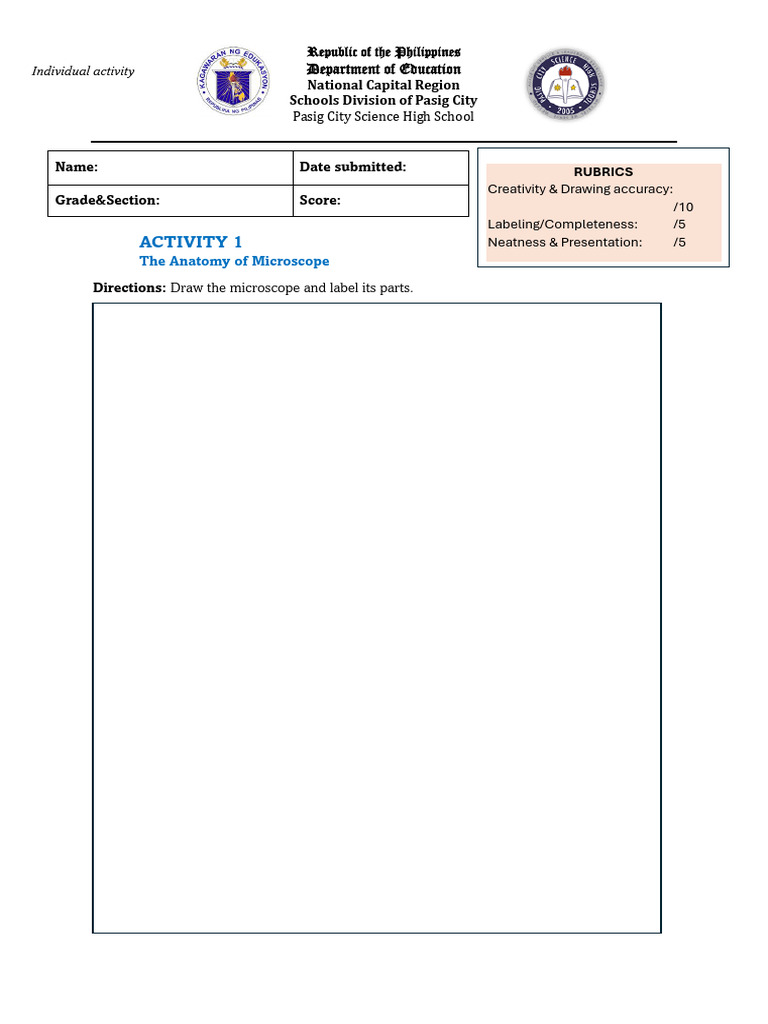 Microscope Anatomy and Usage Guide | PDF