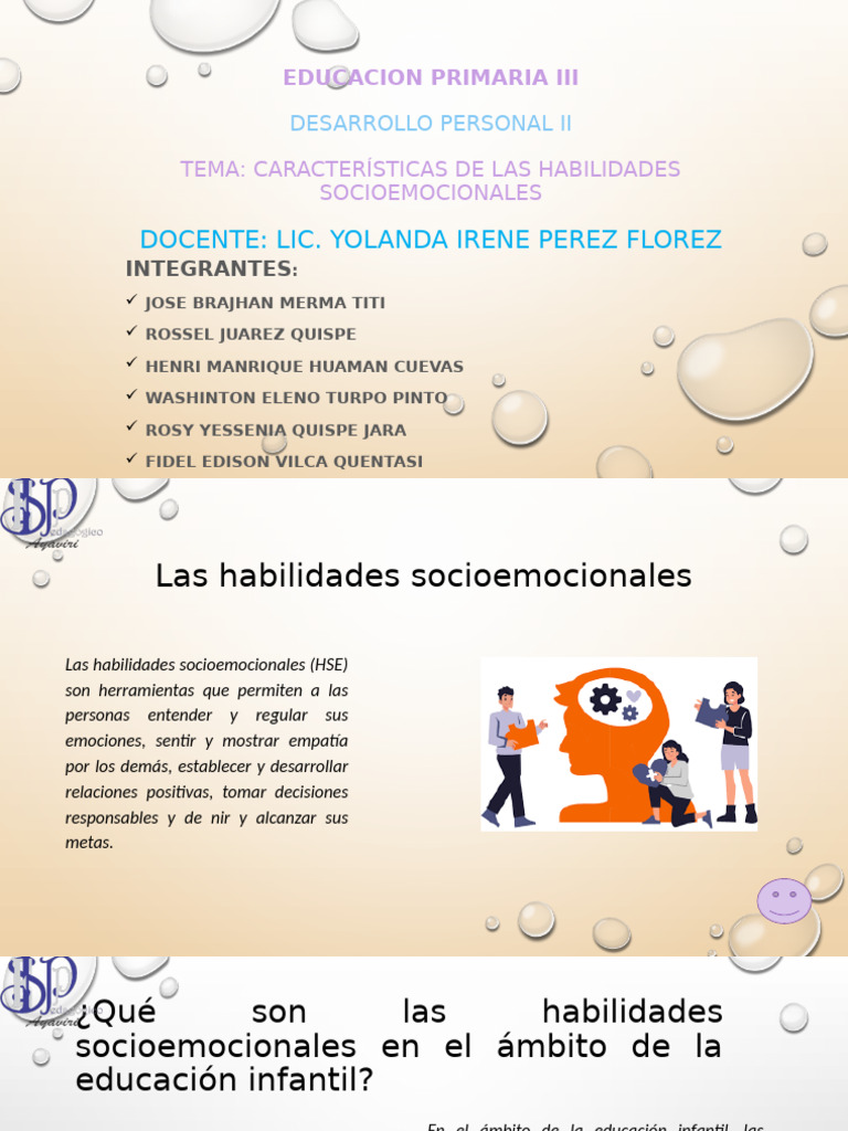 5 Habilidades Socioemocionales Clave | PDF | Las emociones | Aprendizaje