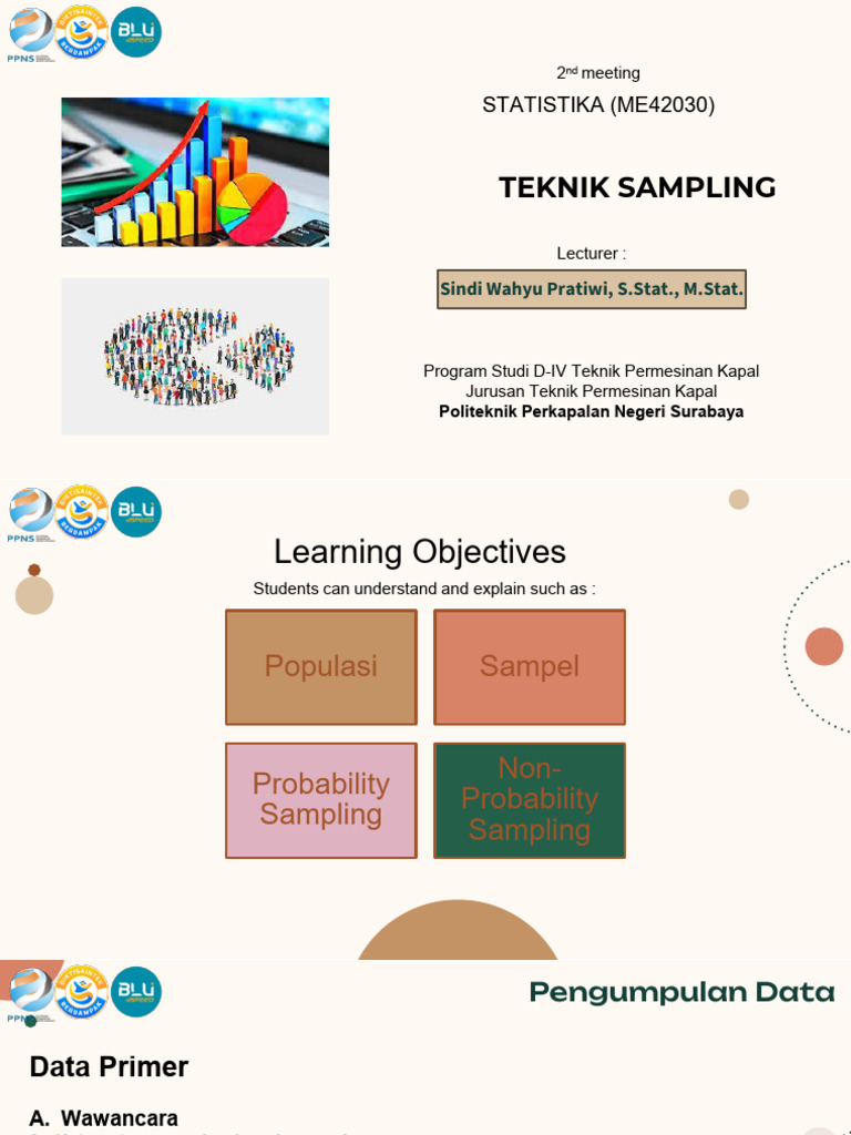 Teknik Sampling dalam Statistika ME42030 | PDF