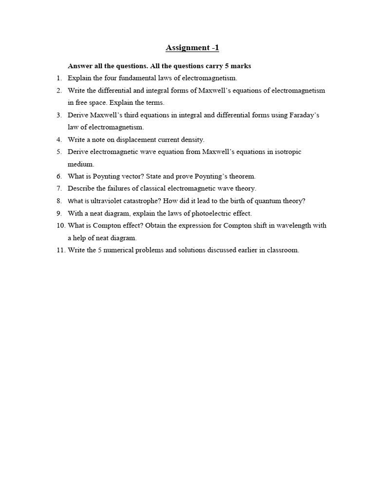 Assignment 1 | PDF