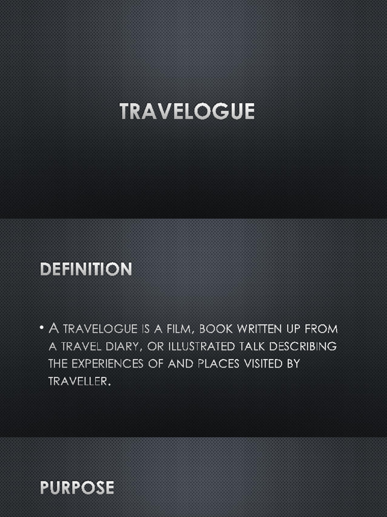 How to Write an Engaging Travelogue | PDF