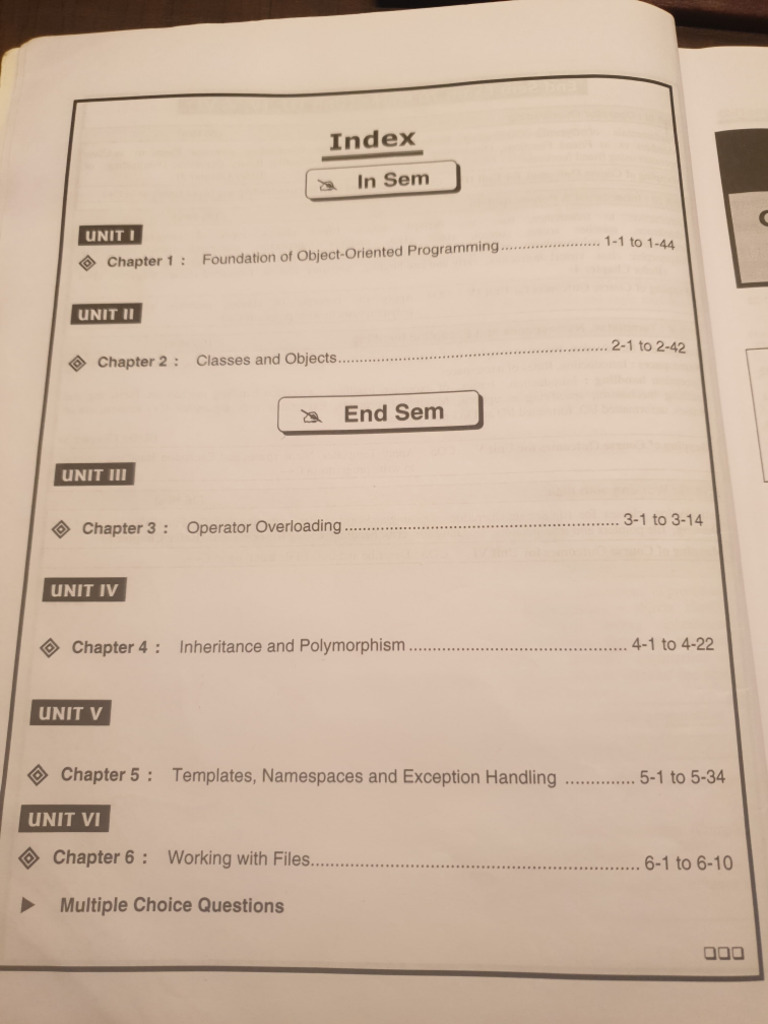 OOPS Unit 1 | PDF