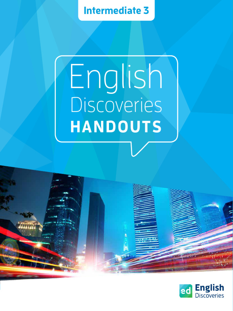 English Discoveries Online Handouts | PDF | Characters In Romeo And Juliet