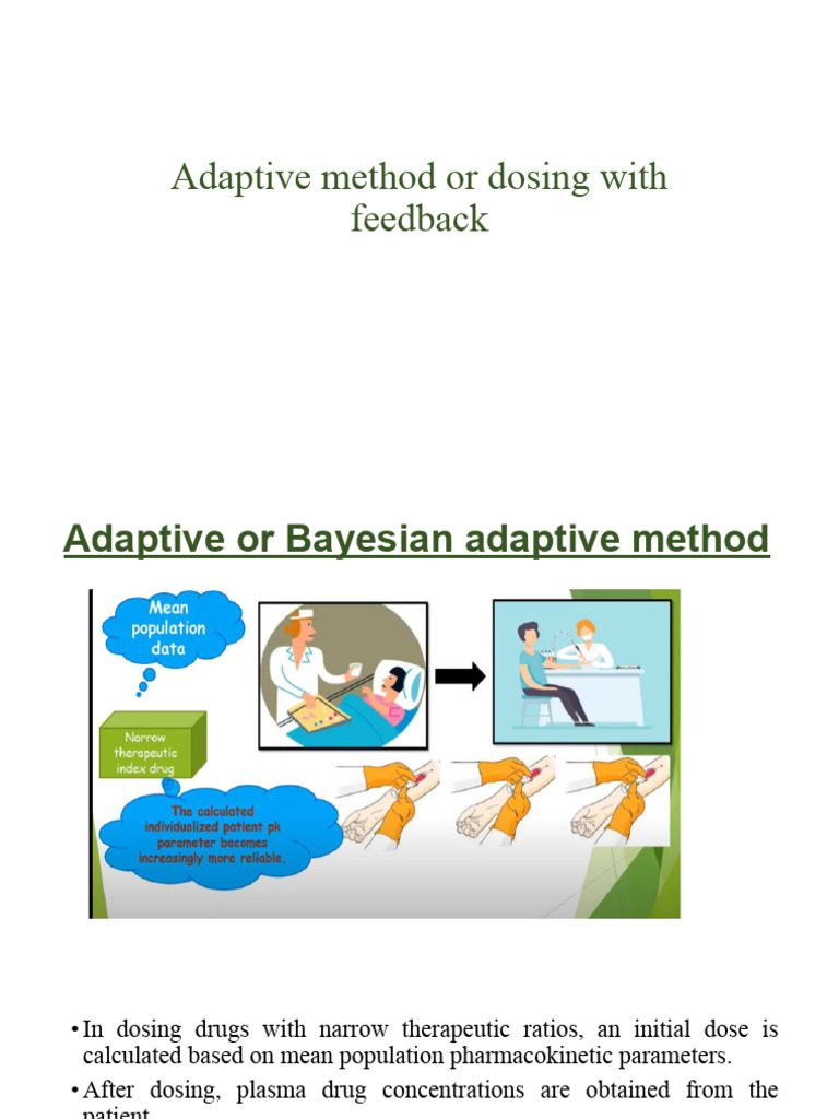 Adaptive Dosing with Feedback Methods | PDF | Pharmacokinetics | Least ...