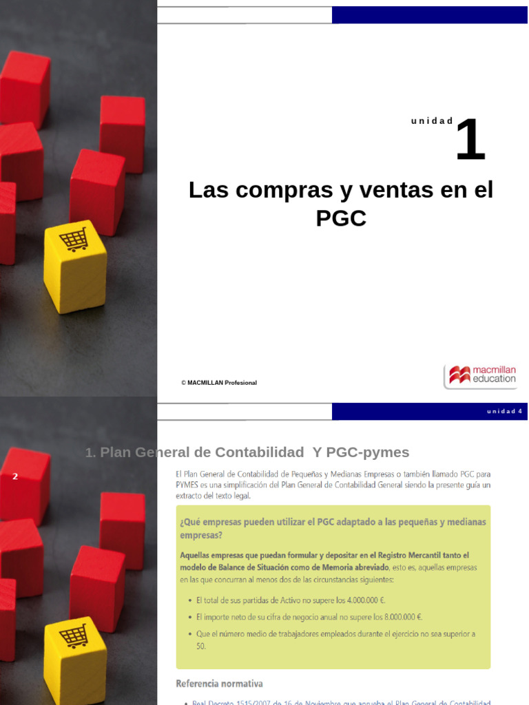 Contabilidad de Compras y Ventas en el PGC | PDF | Contabilidad ...