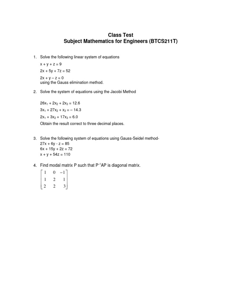 Test C | PDF