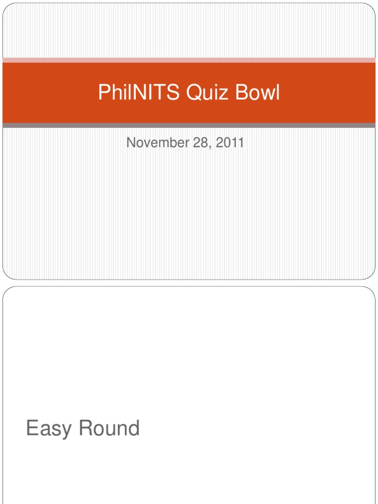 PhilNITS Quiz Bowl PDF Areas Of Computer Science Computing