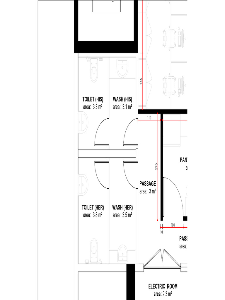 Existing Toilet Layout | PDF