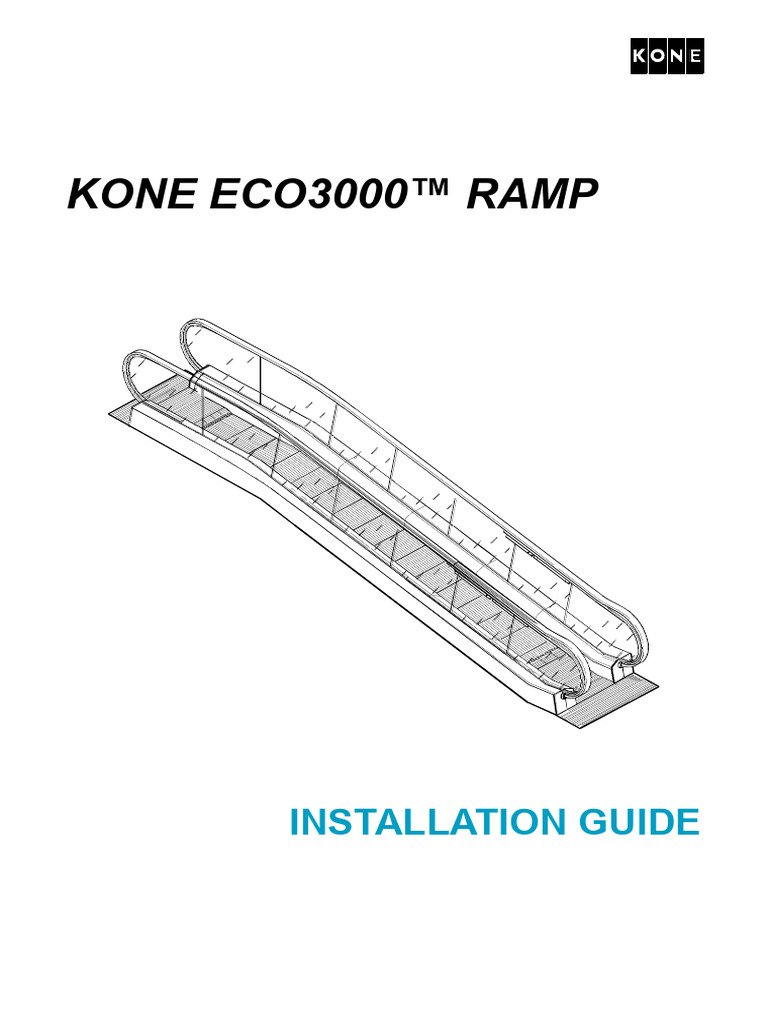 KONE ECO3000 Ramp Installation Guide | PDF | Crane (Machine)