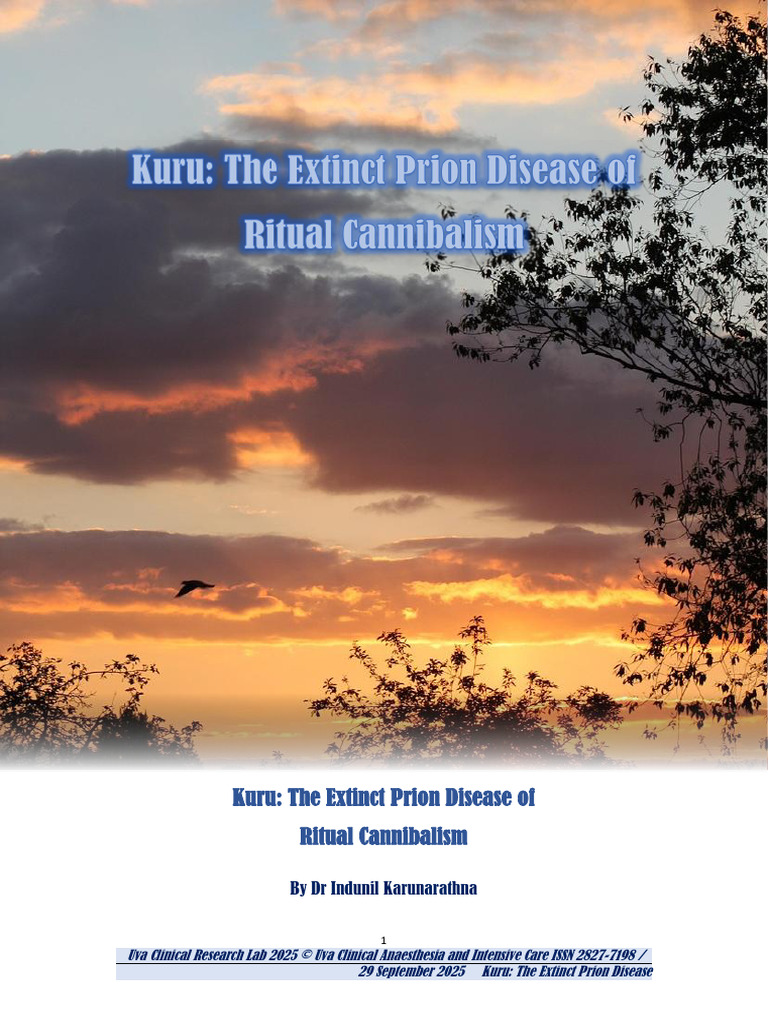 Kuru: Extinct Prion Disease Overview | PDF | Medical Specialties | Biology