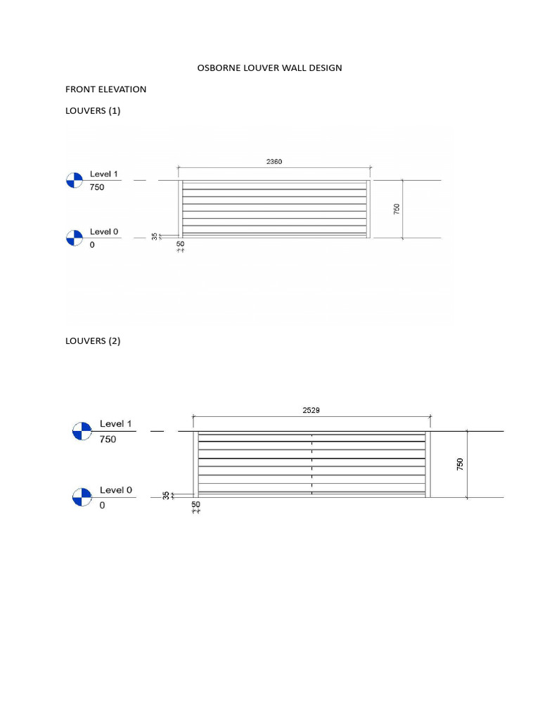 Osborne Louver Wall Design Plans | PDF