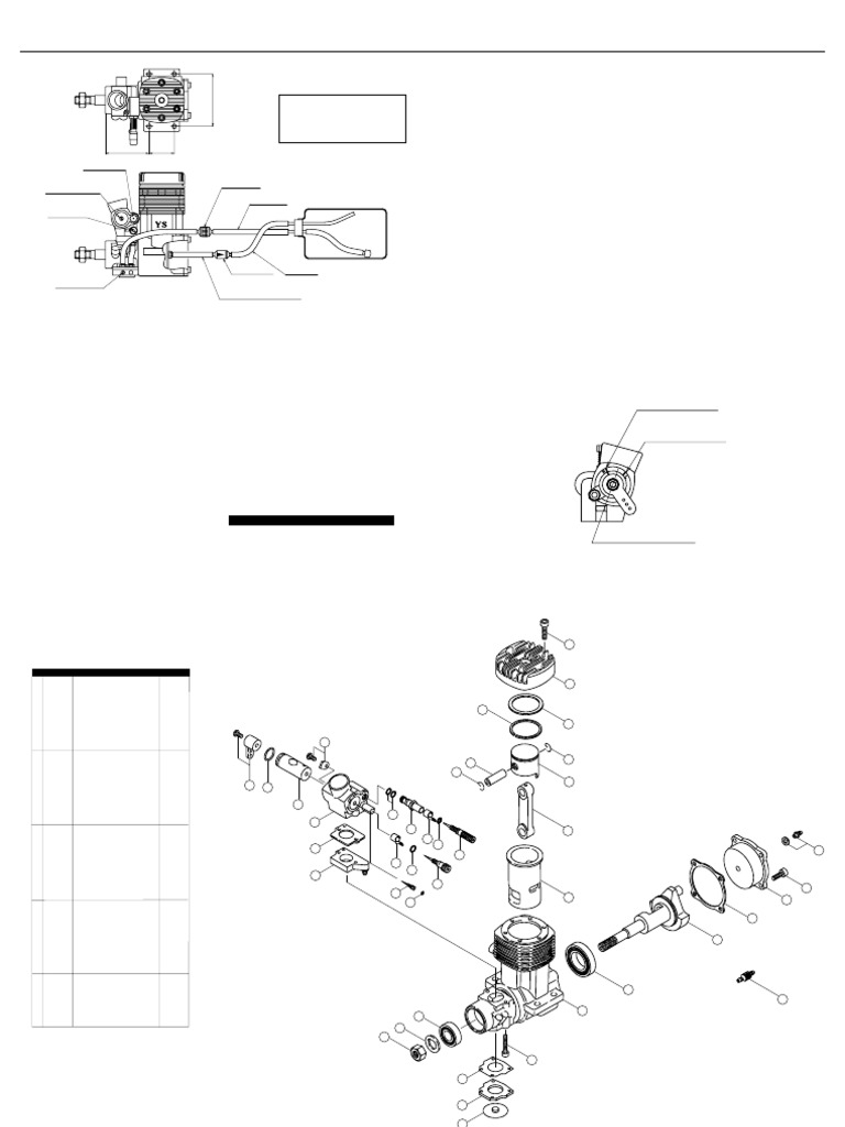 YS 91ST Helicopter Engine Manual | PDF | Helicopter | Throttle