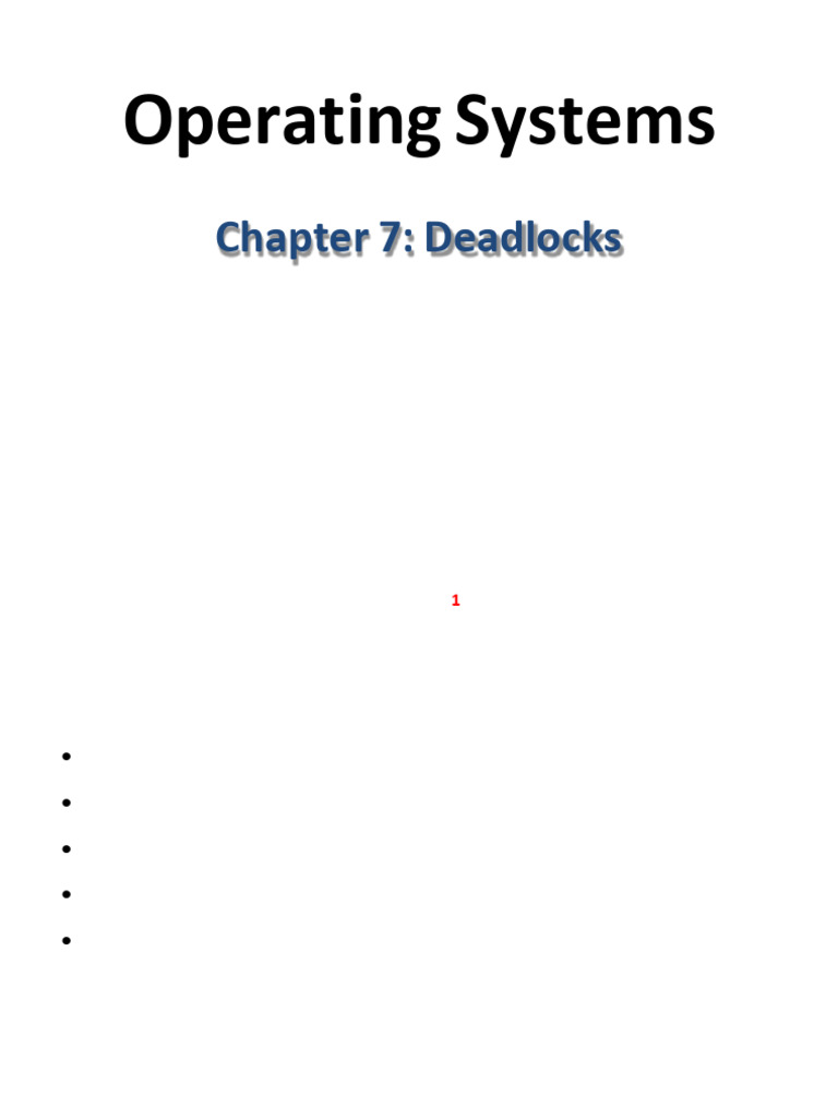 Understanding Deadlocks in Operating Systems | PDF | Computer Science ...