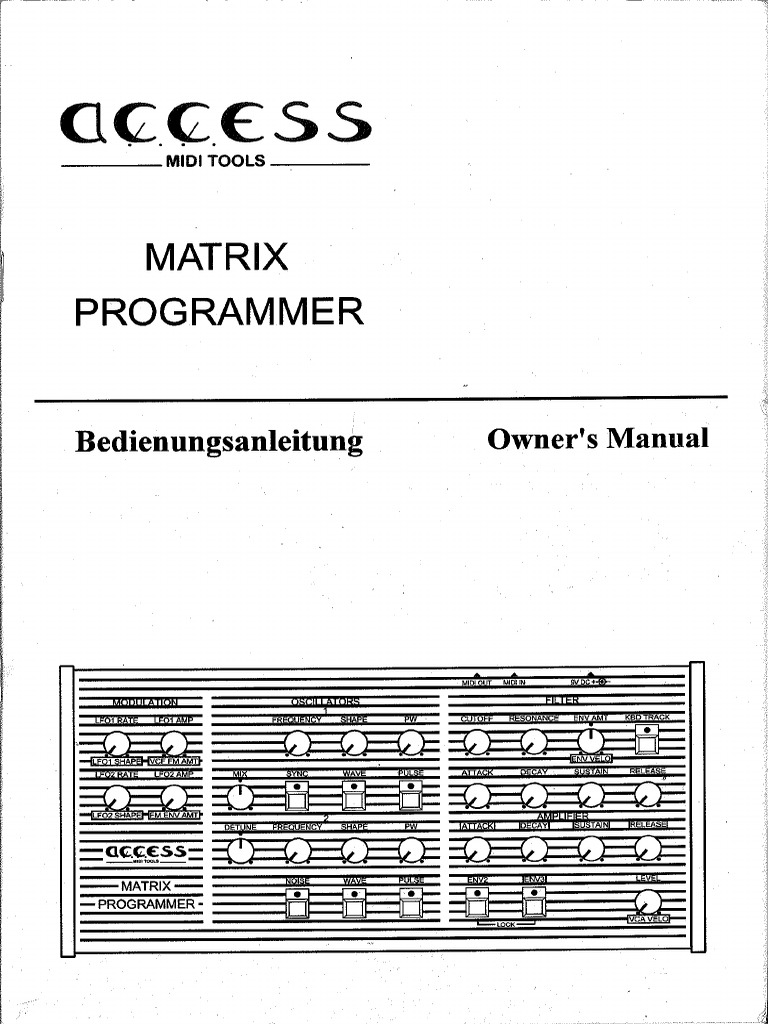 Access Matrix Programmer | PDF