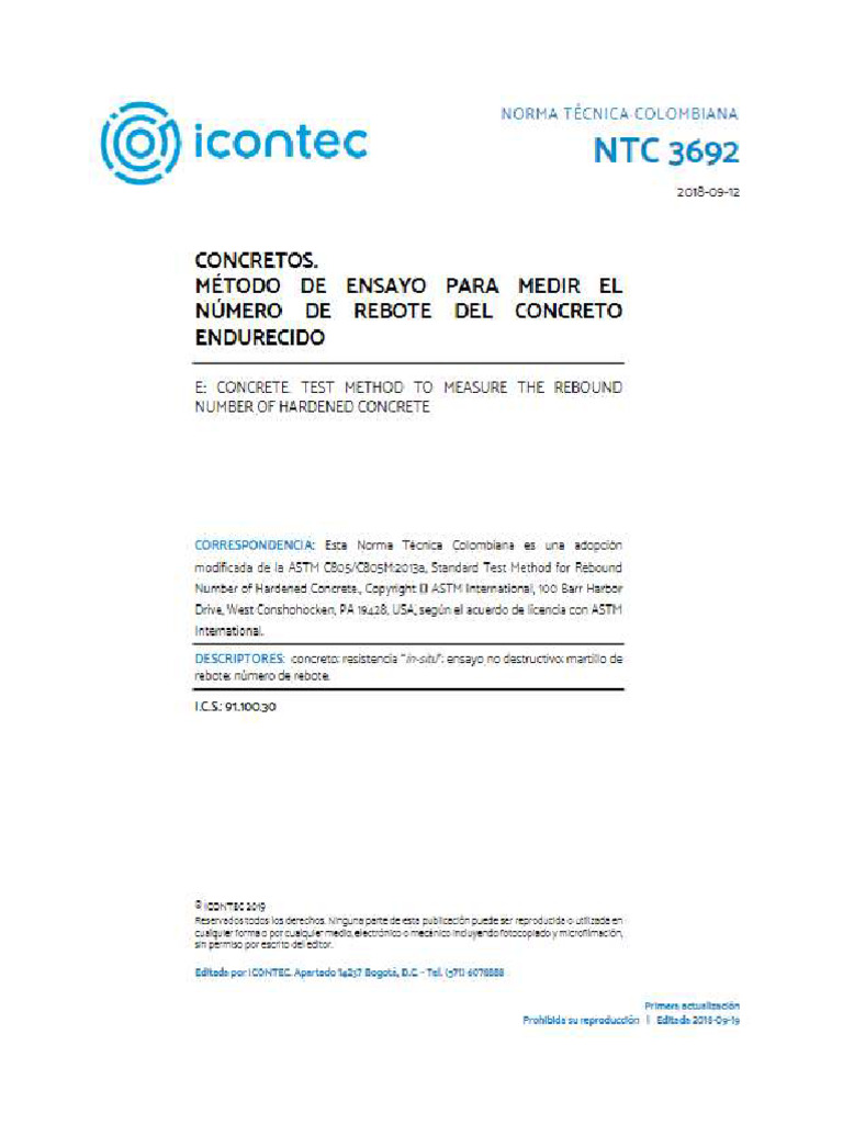 NTC 3692-2018 | PDF