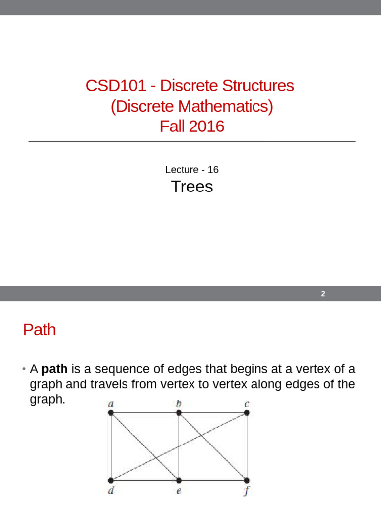 Understanding Trees in Discrete Mathematics | PDF | Mathematical ...
