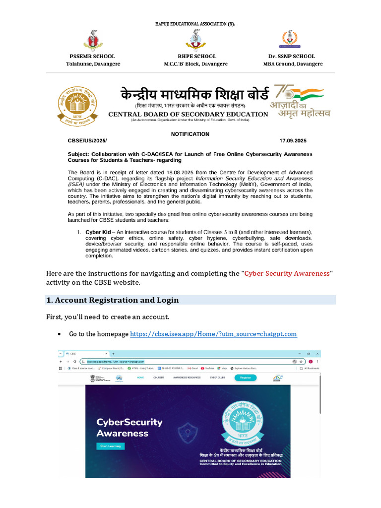 Cybersecurity Awareness Course For Students | PDF | Computer Security ...