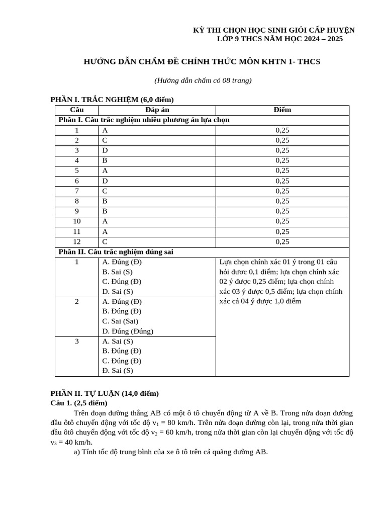 HDC KHTN 1 | PDF