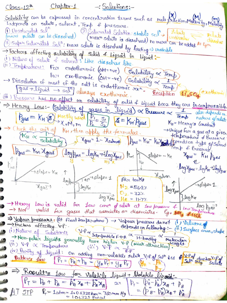 CH 1 Solutions | PDF
