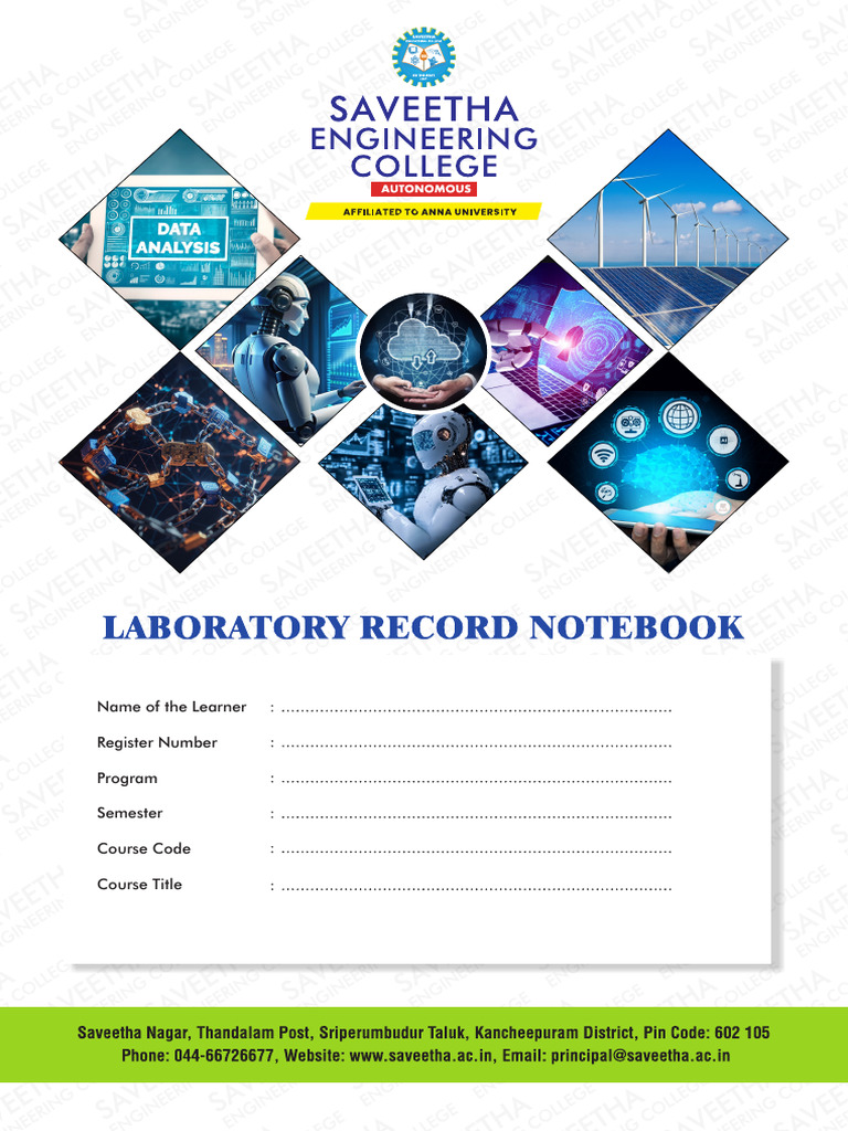 SEC Laboratory RecordNote-2024 | PDF