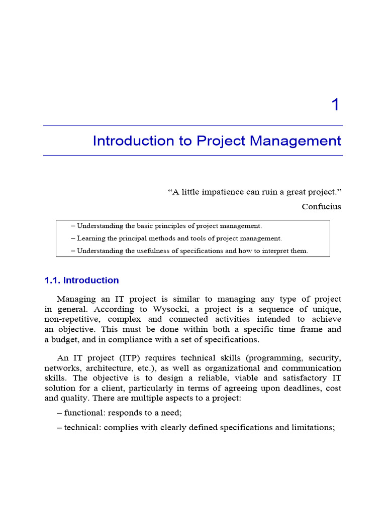Project Management Fundamentals Guide | PDF | Project Management ...