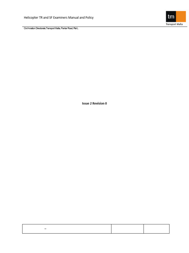 PEL 88 - Flight Examiner Manual and Policy For Helicopter Examiners ...