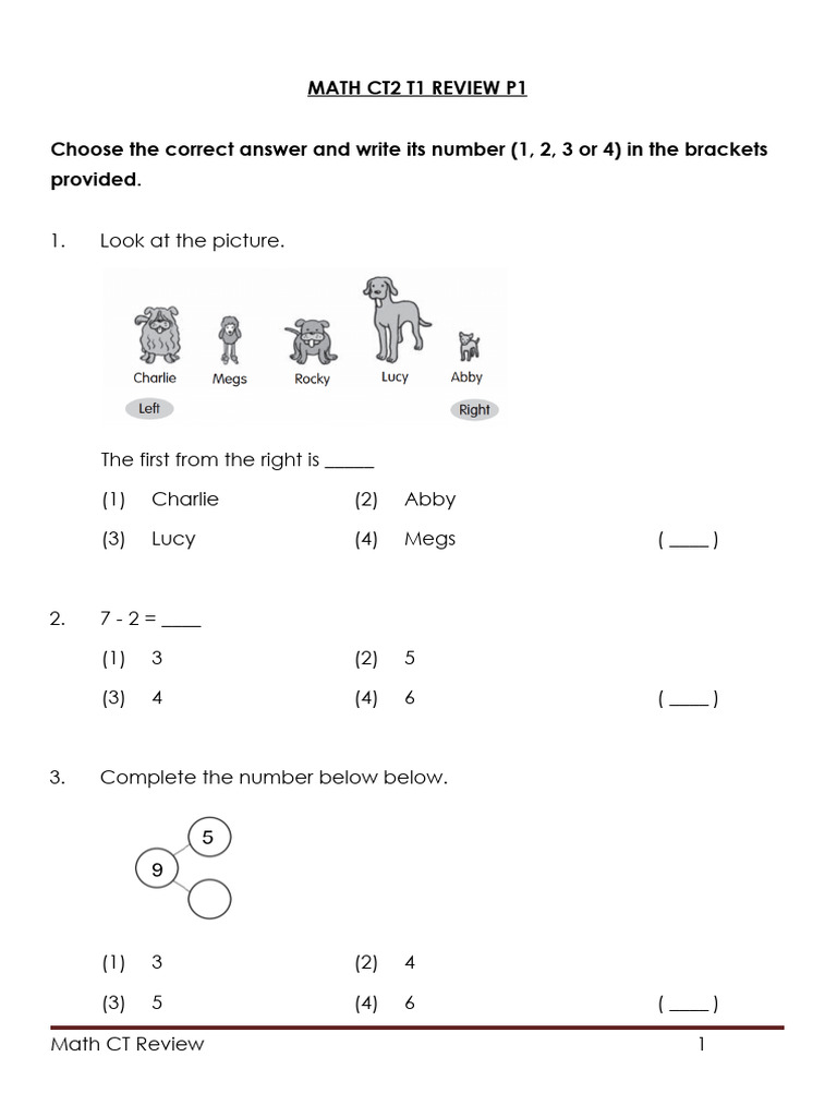 Math Review Questions for Kids | PDF | Chess | Chess Theory