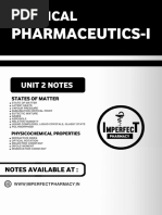 UNIT 1 Pharmaceutical Engineering (Imperfecfpharmacy) | PDF