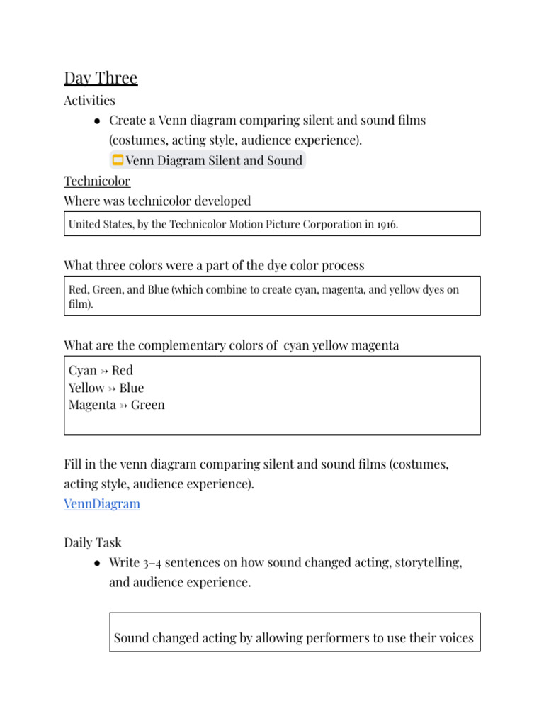 Day Three Webquest Journal | PDF