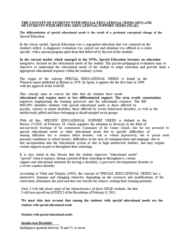 Understanding Special Educational Needs | PDF | Mental Disorder ...