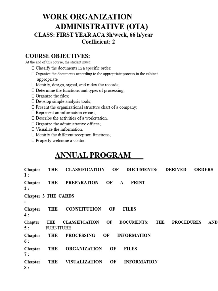 Document Organization Techniques for Admin | PDF | Computer File ...