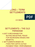 Long - Term Settlements