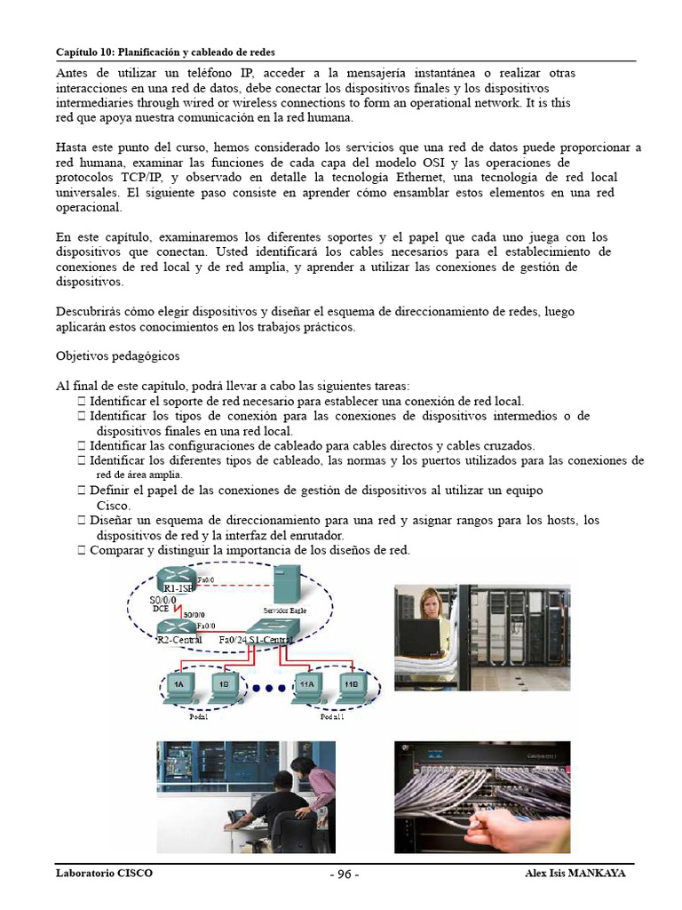 Planificación y Cableado de Redes IP | PDF | Red de computadoras ...