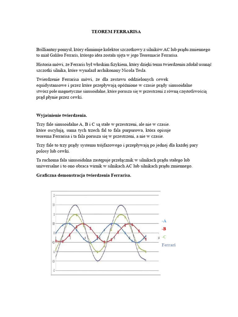 Teoremat Ferrarisa | PDF