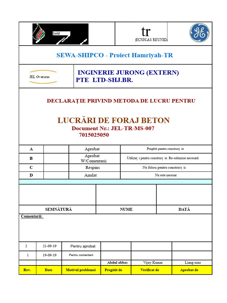 Lucrări de Betonare Mos Format 123456 | PDF