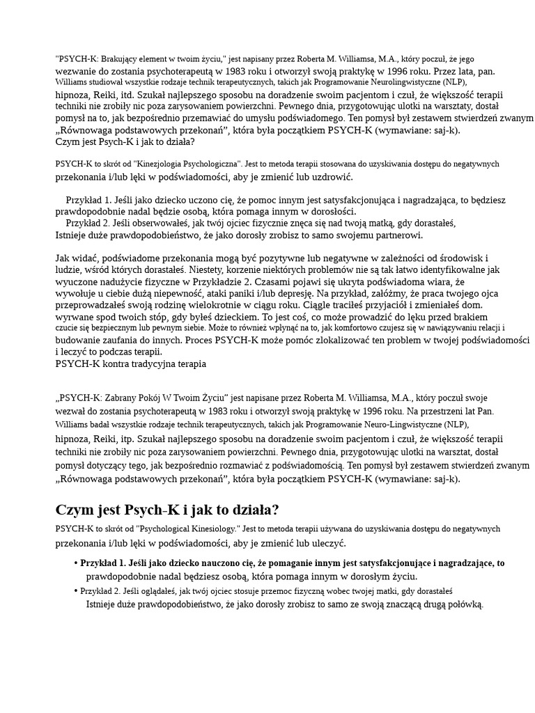 Psych K | PDF