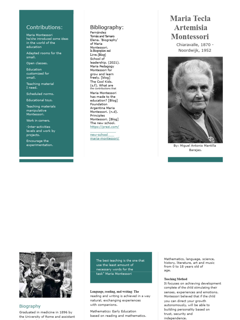 Montessori Education Principles Explained | PDF | Montessori Education ...