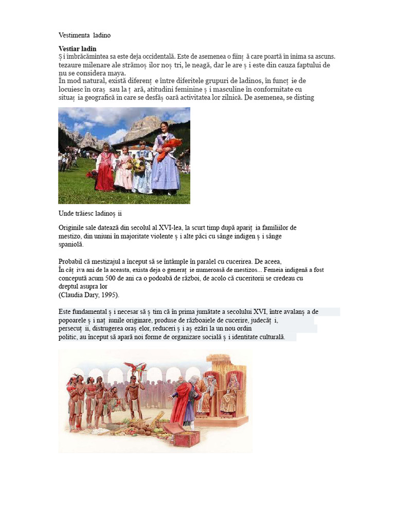 Vestimenta Ladino | PDF