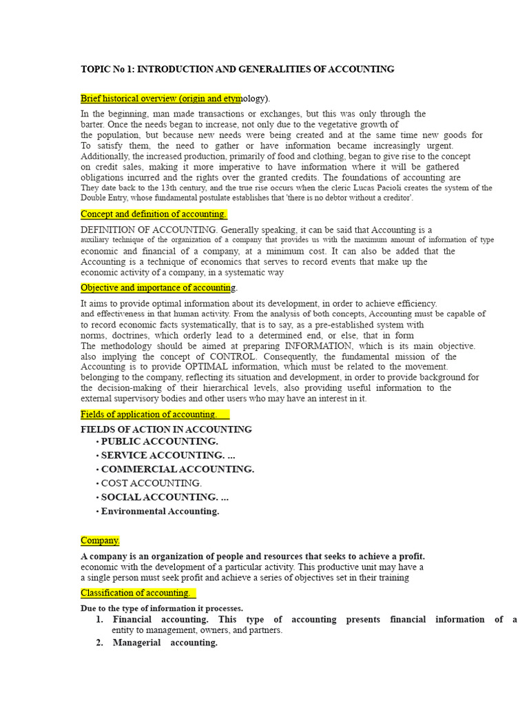 Introduction to Accounting Principles | PDF | International Financial ...